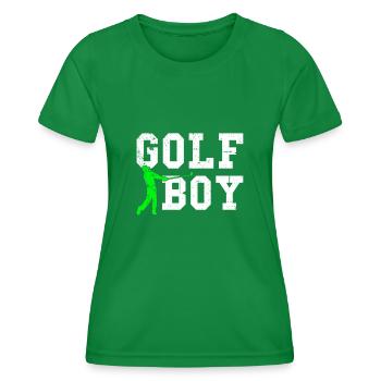 golf boy - Frauen Funktions-T-Shirt - Kelly Green - Vorne - AI Model Female 172 dark (172cm)