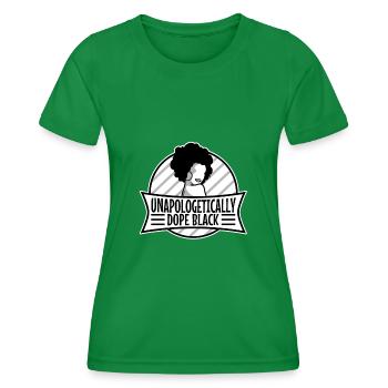 Noir sans excuse - T-shirt sport Femme - vert - Devant - AI Model Female 172 dark (172cm)