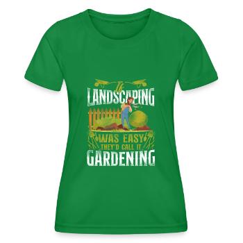 Landscaper Landscaping Landscape - Frauen Funktions-T-Shirt - Kelly Green - Vorne - AI Model Female 172 dark (172cm)