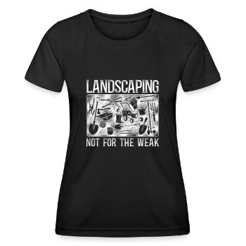 Landscaper Landscaping Landscape - Women's Functional T-Shirt - black - Front - AI Model Female 172 light (172cm)