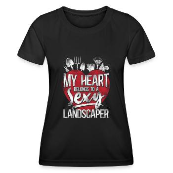 Landscaper Landscaping Landscape - Frauen Funktions-T-Shirt - Schwarz - Vorne - AI Model Female 172 light (172cm)