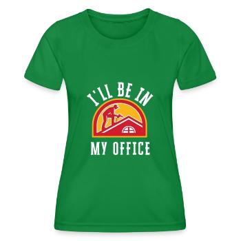 Roofer Roofing Contractor Construction Worker - Frauen Funktions-T-Shirt - Kelly Green - Vorne - AI Model Female 172 dark (172cm)