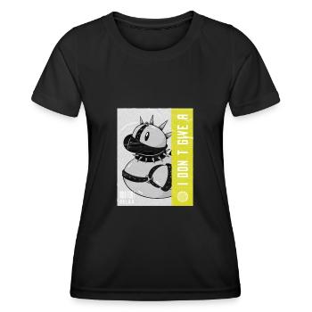 Punk rubber duck toy Sarcasm Quote - Frauen Funktions-T-Shirt - Schwarz - Vorne - AI Model Female 172 light (172cm)
