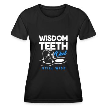 Weisheitszähne Weisheitszahn Patient Zahnarzt - Frauen Funktions-T-Shirt - Schwarz - Vorne - AI Model Female 172 light (172cm)
