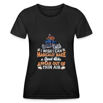Quad Atv Motorsport - Frauen Funktions-T-Shirt - Schwarz - Vorne - AI Model Female 172 light (172cm)