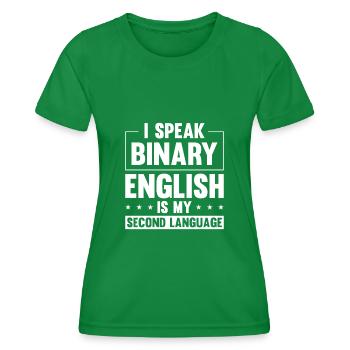 Programmer Coder Software Developer - Women's Functional T-Shirt - kelly green - Front - AI Model Female 172 dark (172cm)
