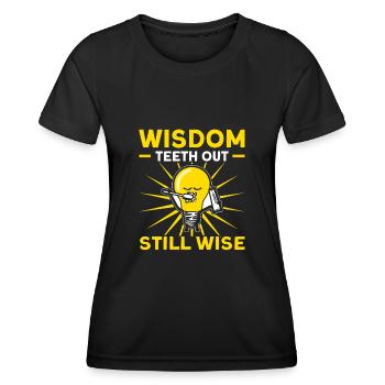 Weisheitszähne Weisheitszahn Patient Zahnarzt - Frauen Funktions-T-Shirt - Schwarz - Vorne - AI Model Female 172 light (172cm)