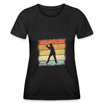 Golf Sunset - Frauen Funktions-T-Shirt - Schwarz - Vorne - AI Model Female 172 light (172cm)