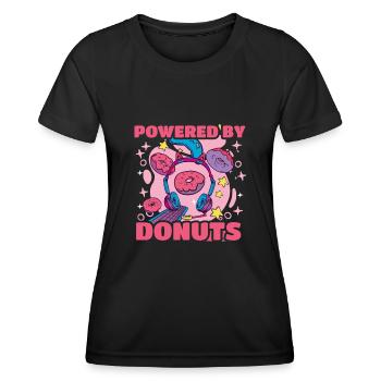 Cupcake Design für Konditor | Cupcake Dealer - Frauen Funktions-T-Shirt - Schwarz - Vorne - AI Model Female 172 light (172cm)