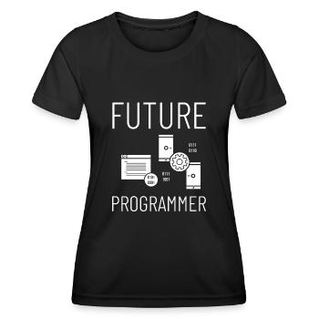 Programmer Programming Computer Developer Pc - Women's Functional T-Shirt - black - Front - AI Model Female 172 light (172cm)