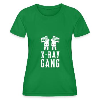 Radiology Tech Radiologist X-Ray Technologist Rad - Women's Functional T-Shirt - kelly green - Front - AI Model Female 172 dark (172cm)