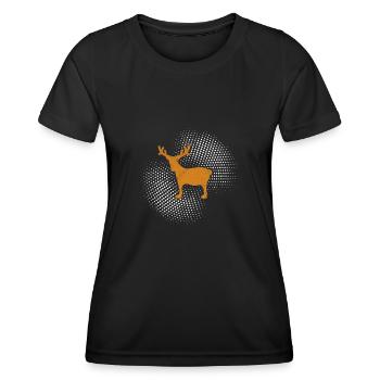 Élan - T-shirt sport Femme - noir - Devant - AI Model Female 172 light (172cm)