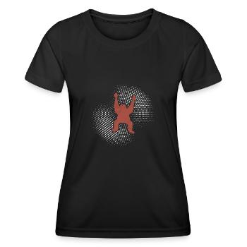 Orang-outan - T-shirt sport Femme - noir - Devant - AI Model Female 172 light (172cm)