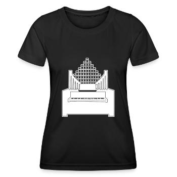 Eight-armed a Reinorgeln Saufen organ - Women's Functional T-Shirt - black - Front - AI Model Female 172 light (172cm)