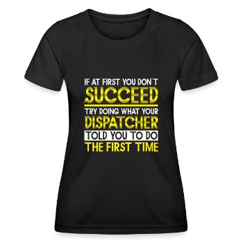 Freight Forwarder Spedition Speditionskaufmann Dispo - Women's Functional T-Shirt - black - Front - AI Model Female 172 light (172cm)