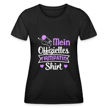 Mein offizielles Firmpatin - Frauen Funktions-T-Shirt - Schwarz - Vorne - AI Model Female 172 light (172cm)