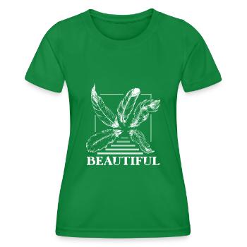 Bounce - Women's Functional T-Shirt - kelly green - Front - AI Model Female 172 dark (172cm)