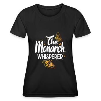 Monarch butterfly - Women's Functional T-Shirt - black - Front - AI Model Female 172 light (172cm)