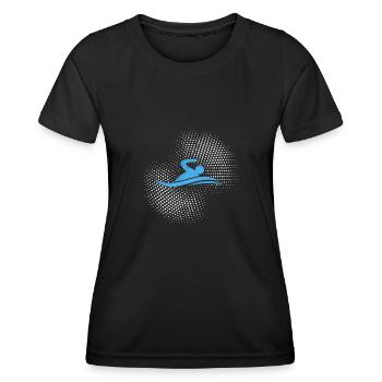 Nager - T-shirt sport Femme - noir - Devant - AI Model Female 172 light (172cm)