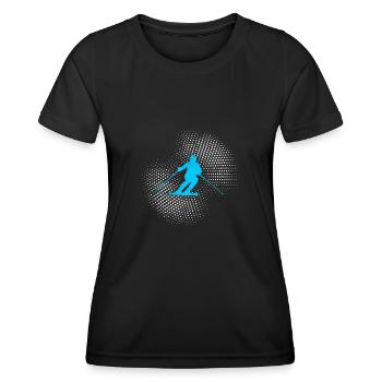 ski - T-shirt sport Femme - noir - Devant - AI Model Female 172 light (172cm)