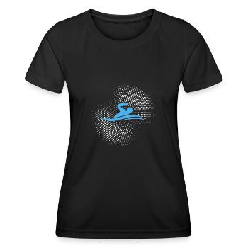 Nager - T-shirt sport Femme - noir - Devant - AI Model Female 172 light (172cm)