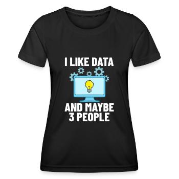 Développeur de logiciels de développement de logiciels - T-shirt sport Femme - noir - Devant - AI Model Female 172 light (172cm)