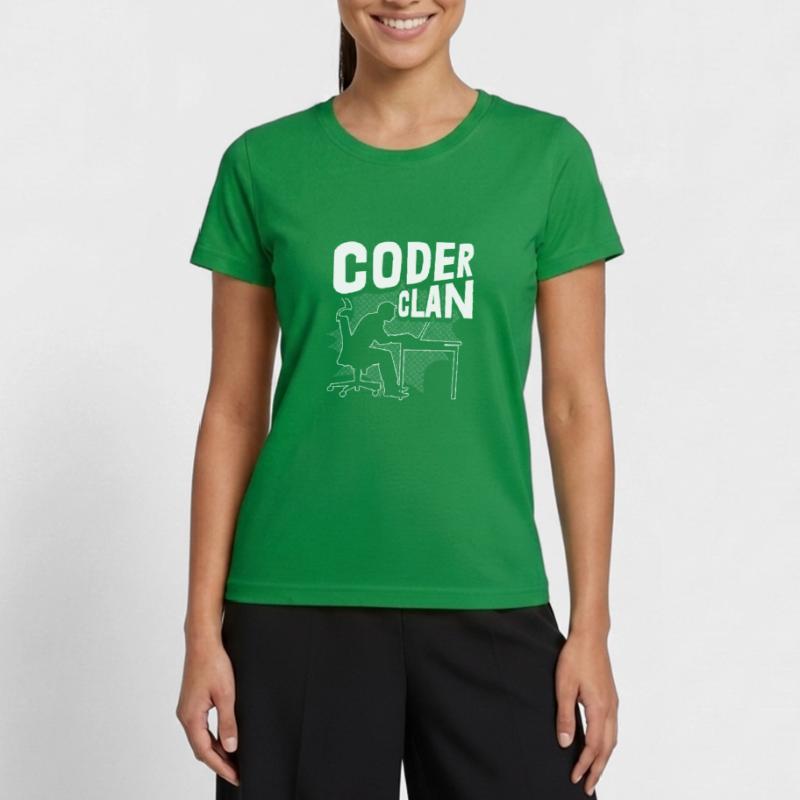 Programmierer Coder Software Entwickler Frauen Funktions-T-Shirt