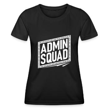 Directeur adjoint, École d’administration - T-shirt sport Femme - noir - Devant - AI Model Female 172 light (172cm)