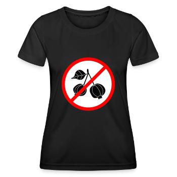 Surinam Cherry - Fruit - Frauen Funktions-T-Shirt - Schwarz - Vorne - AI Model Female 172 light (172cm)