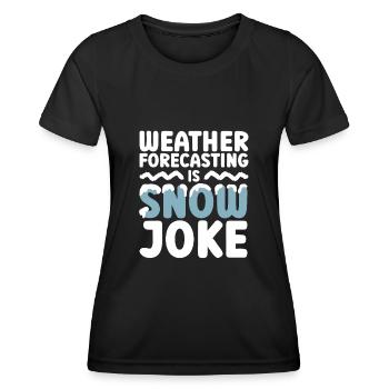 Meteorologist Weather Climate Weather Forecast - Women's Functional T-Shirt - black - Front - AI Model Female 172 light (172cm)