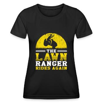 Gärtner Landschaftsbau Gartenbau Rasenmäher - Frauen Funktions-T-Shirt - Schwarz - Vorne - AI Model Female 172 light (172cm)