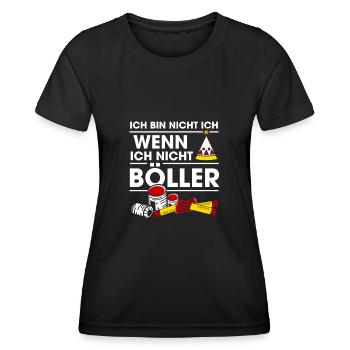 Ich Bin Nicht Ich Wenn Ich Nicht Böller Feuerwerk - Frauen Funktions-T-Shirt - Schwarz - Vorne - AI Model Female 172 light (172cm)