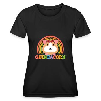 Guinea Pigs Breeding - Guinea - Frauen Funktions-T-Shirt - Schwarz - Vorne - AI Model Female 172 light (172cm)