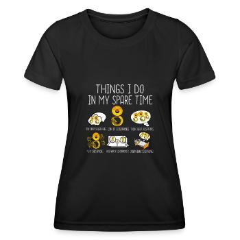 Sousaphone Gift Men Orchestra Big Band Tuba - Women's Functional T-Shirt - black - Front - AI Model Female 172 light (172cm)