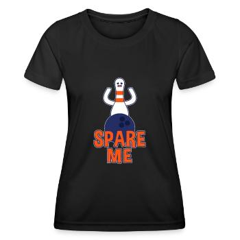 Spare Me Bowling League Strike Bowler - Frauen Funktions-T-Shirt - Schwarz - Vorne - AI Model Female 172 light (172cm)