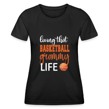 Grammy Grandma Par Basketteur Basketball Grammy - T-shirt sport Femme - noir - Devant - AI Model Female 172 light (172cm)