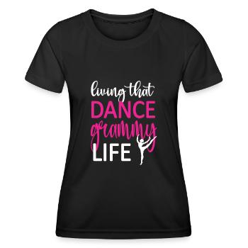 Proud Dance Grammy Grandma Par Dancer Dance Grammy - T-shirt sport Femme - noir - Devant - AI Model Female 172 light (172cm)