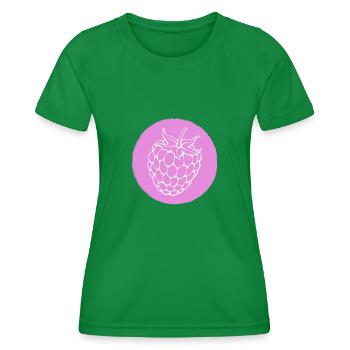 Himbeere Brombeere - Frauen Funktions-T-Shirt - Kelly Green - Vorne - AI Model Female 172 dark (172cm)