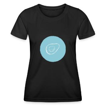 Avocado - Frauen Funktions-T-Shirt - Schwarz - Vorne - AI Model Female 172 light (172cm)