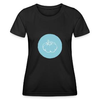 Citrouille - T-shirt sport Femme - noir - Devant - AI Model Female 172 light (172cm)