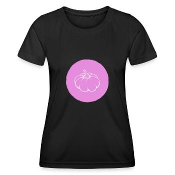 Citrouille - T-shirt sport Femme - noir - Devant - AI Model Female 172 light (172cm)