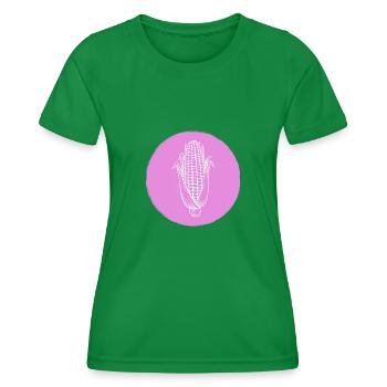 Corn - Women's Functional T-Shirt - kelly green - Front - AI Model Female 172 dark (172cm)