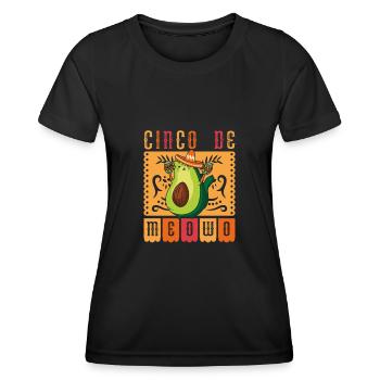 Mecican Cinco De Mayo - T-shirt sport Femme - noir - Devant - AI Model Female 172 light (172cm)