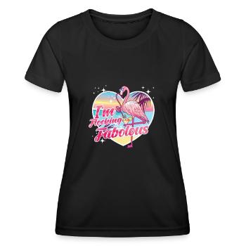 Fabulous streaming - Women's Functional T-Shirt - black - Front - AI Model Female 172 light (172cm)