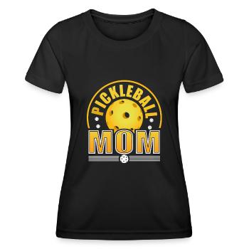 Cool Pickleball Mom Pickleball Player Mama - Women's Functional T-Shirt - black - Front - AI Model Female 172 light (172cm)