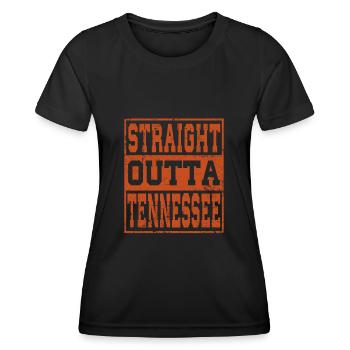 Tennessee disant drôle Tennessee Cadeau - T-shirt sport Femme - noir - Devant - AI Model Female 172 light (172cm)