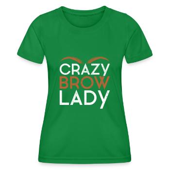 Maquillage Artiste Cadeau Beauté Sourcils Artiste - T-shirt sport Femme - vert - Devant - AI Model Female 172 dark (172cm)