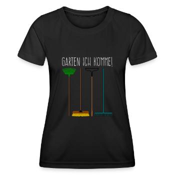 Galabauer Gärtner Gartenbau Galabau - Frauen Funktions-T-Shirt - Schwarz - Vorne - AI Model Female 172 light (172cm)