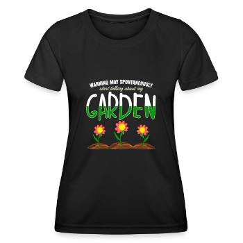 Galabauer Jardinier Horticulture Horticulture - T-shirt sport Femme - noir - Devant - AI Model Female 172 light (172cm)