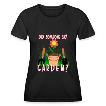 Galabauer Landscape Gardener Horticulture - Women's Functional T-Shirt - black - Front - AI Model Female 172 light (172cm)